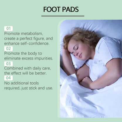 100% Herbal Detox Foot Pads – 10 Patches | Buy 1 Get 1 Free | Natural Foot Detox